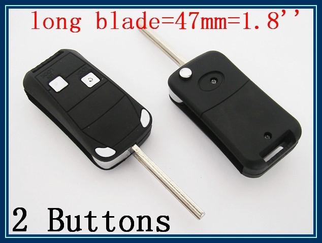 Flip remote key shell case for lexus es300 lx470 sc400 