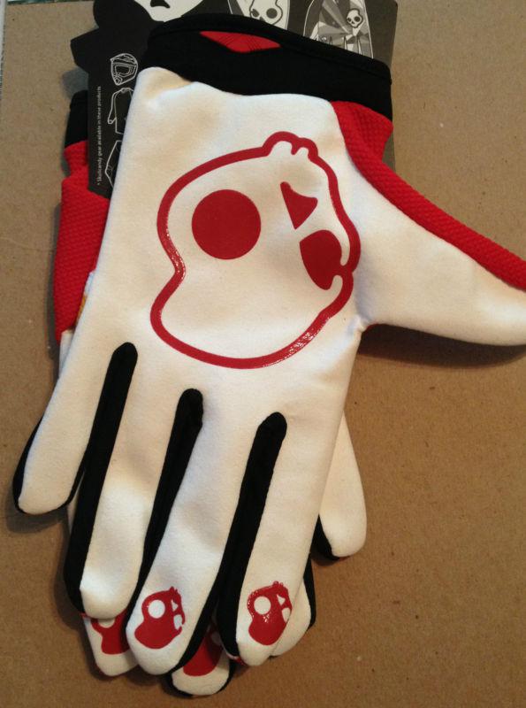 Answer mx racing gloves moto x motocross glove mens xl atv skull candy bmx gear