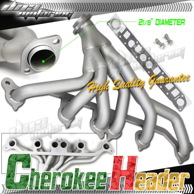 Buy JEEP CHEROKEE WRANGLE 4.0L I6 CERAMIC STEEL RACING HEADER/EXHAUST