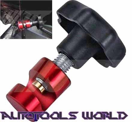 Universal hood lift support strut shock clamp kit