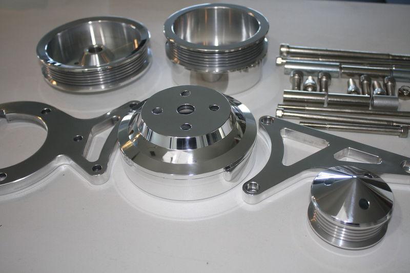 Buy 7993 SBF 5.0 MUSTANG POLISHED SERPENTINE UNDERDRIVE PULLEY ALT P/S