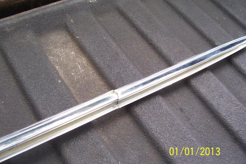 1962 1963 chevy nova REAR TRIM MOULDING TRUNK AREA WAGON BROKEN!, US $5.00, image 2