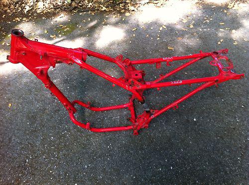 Honda atc 350x frame with ca papers fits 1985 1986 atc350x frame complete 350x 