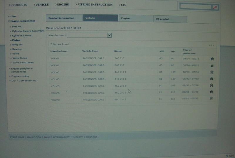 6 Reconditioned Connecting Rods + 6 New Pistons Volvo 460 2lt eng B30E 8/93-7/96, US $189.00, image 11
