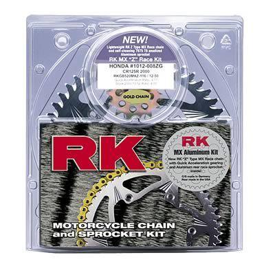 Rk chain and sprocket kit off-road mx type chain kit 4012-978z