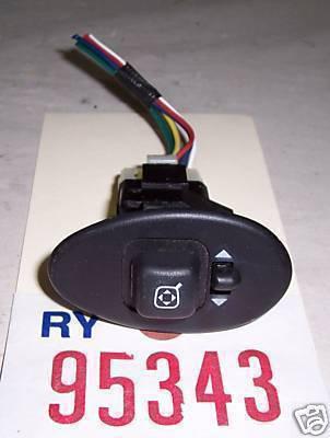 Mercury 96 sable side view mirror switch black 1996