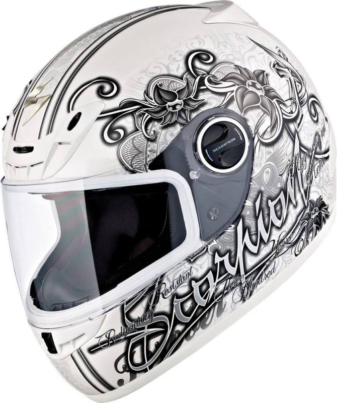 Buy Scorpion EXO400 Ann Street Helmet Pearl White XS in 92314, US