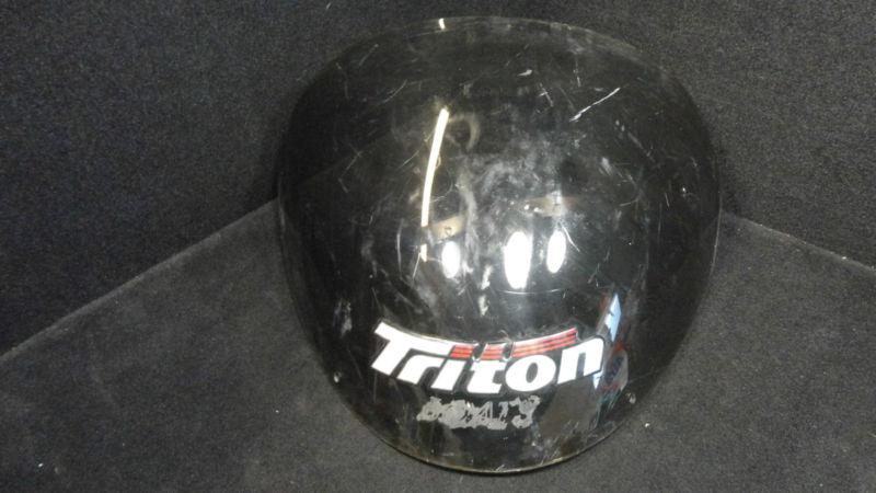 Triton winshield smoke tinted #triton-02 heigth=11" width=23" depth=15"
