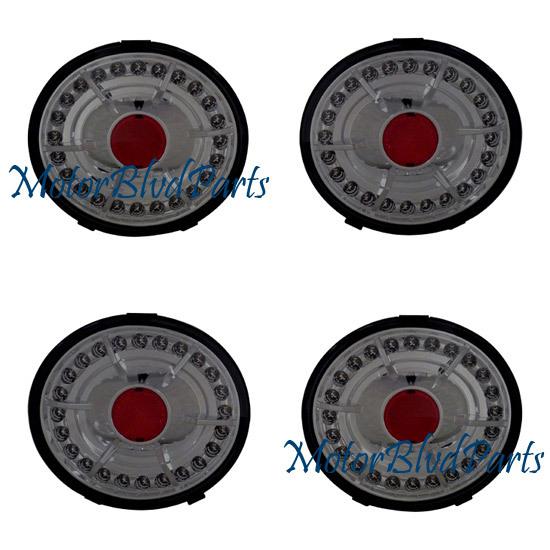 Buy 05 06 07 CORVETTE/CORVETTE Z06 LED TAIL LIGHTS REAR LAMPS SMOKE