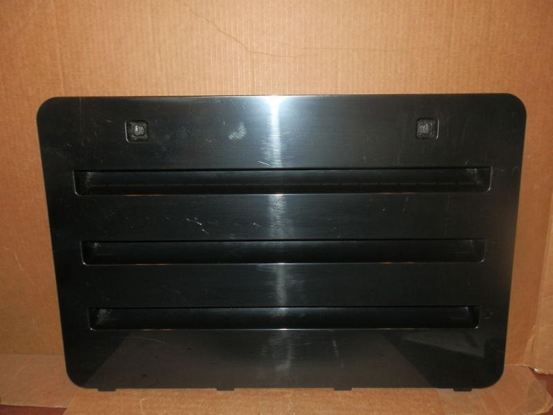 *rv refrigerator vent cover only color: shiny black 