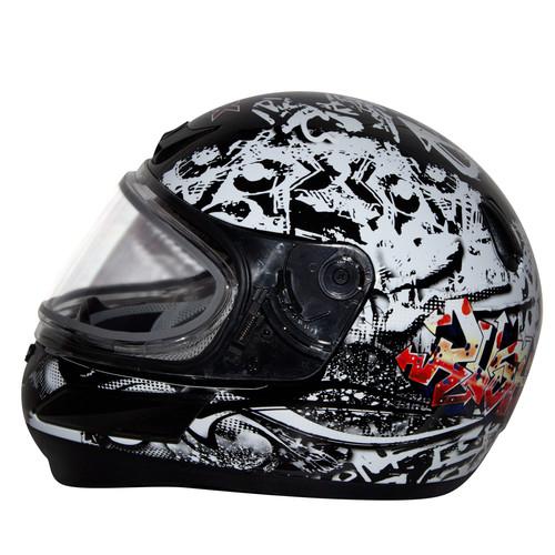 Snowmobile Helmet Kids Full Face Youth Helmet Small Black CKX VG-K1 Rush, US $62.23, image 3