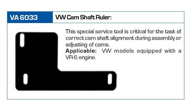 Camshaft alignment tool for vw volkswagen vr6