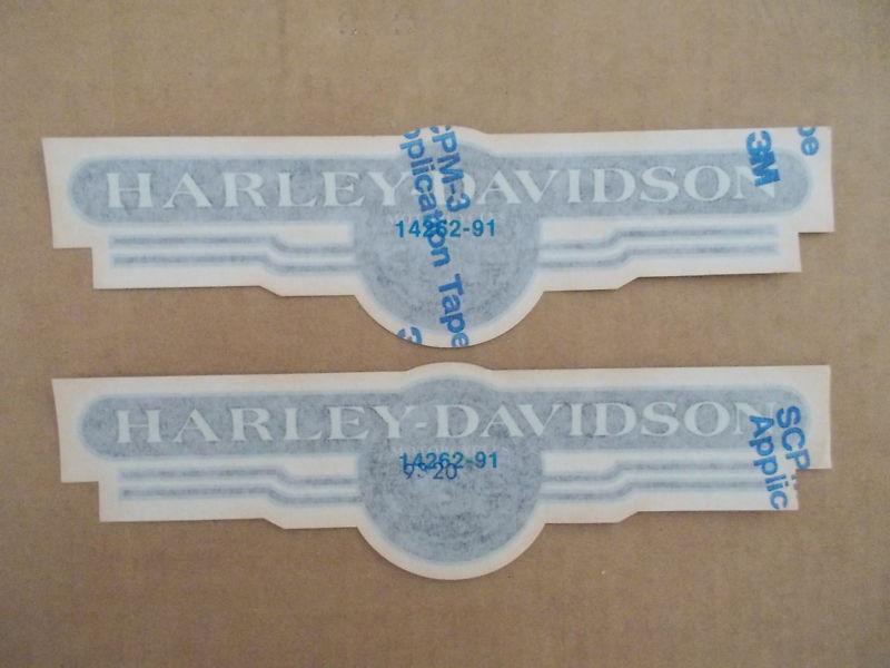 Harley gas tank decal set sportster dyna softail fxr touring road king glide fxd