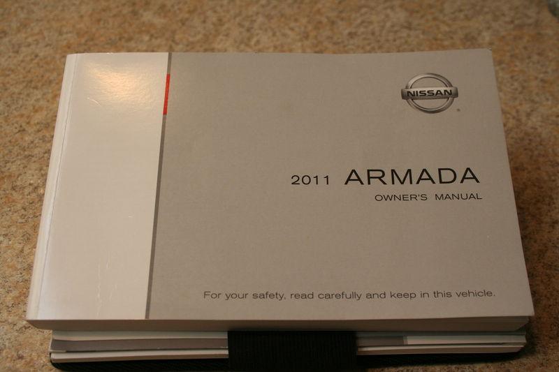 2011  nissan armada owners manual