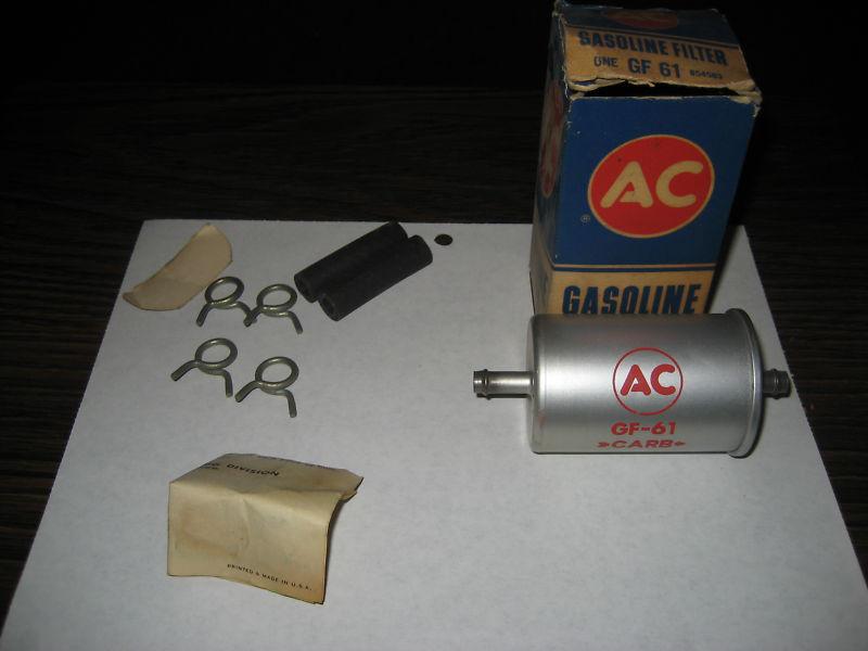 Vintage ac gasoline filter gf-61 nib