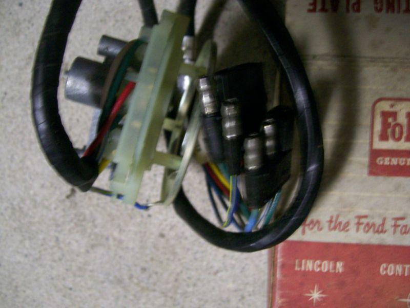 Buy NOS 1961 62 FORD TRUCK TURN SIGNAL CAM SWITCH & MOUNTING PLATE