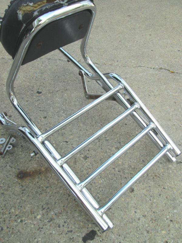 1982 Suzuki GS650 Adjustable Backrest / Chrome Rack, US $129.99, image 2