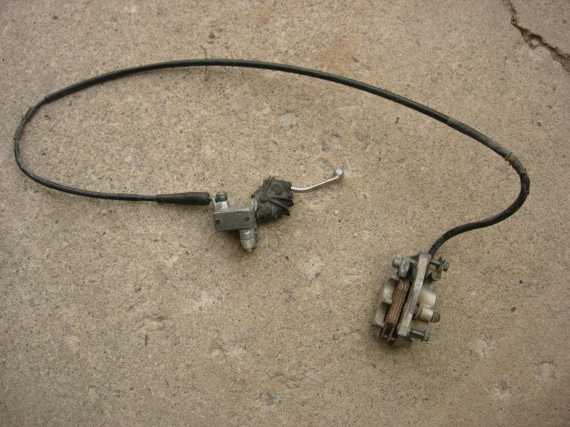 Yamaha yz450f master cylinder caliper brake pads lever cable front yz 450f 2004