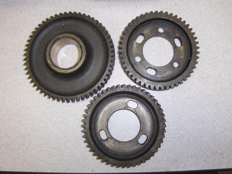 Set of 3 engine gears for perkins 4.108 4-108 (westerbeke 4.107 ?)