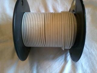 Mil spec aircraft wire  14/19 m22759  8-14-9 79' 1-l teflon silver on copper
