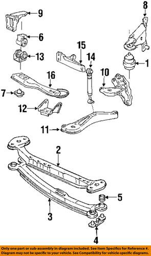 Volkswagen oem 191199279e engine mounting-front insulator