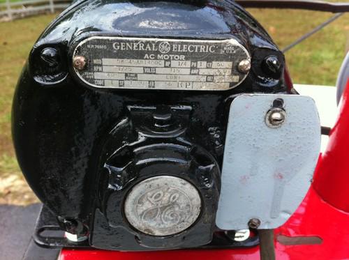 Antique General Electric Belt Air Compressor Repainted $$$, US $99.00, image 2