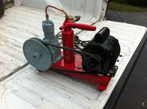 Antique General Electric Belt Air Compressor Repainted $$$, US $99.00, image 6