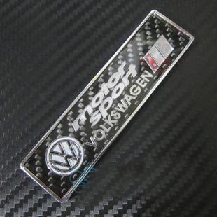 Volkswagen carbon fiber sticker logo badge badge badge