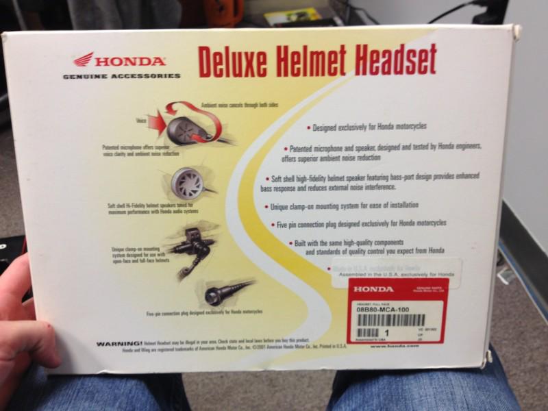 Buy 2001 2010 HONDA GOLDWING GL1800 FULL FACE HEADSET 08B80MCA100