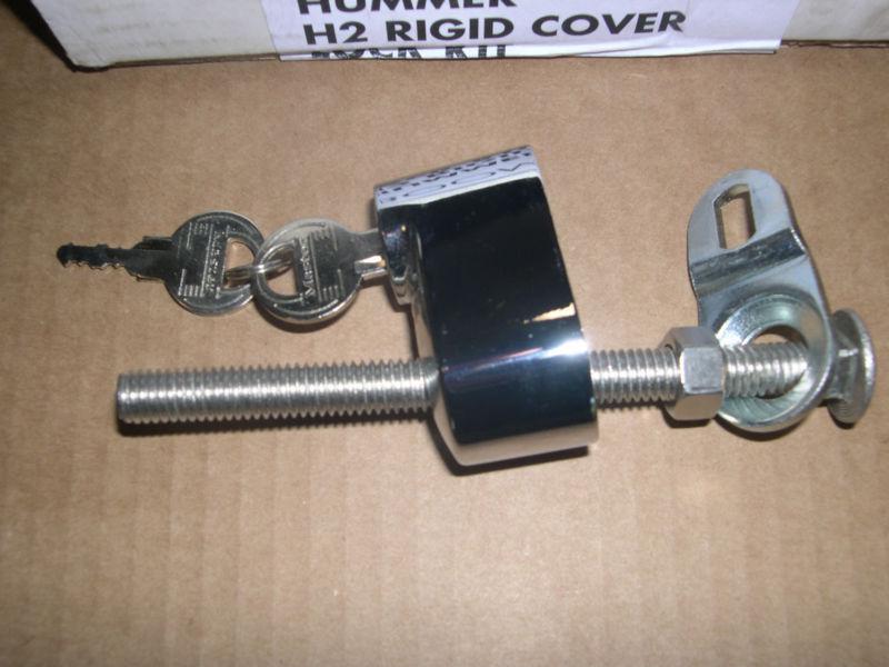 Hummer H3 Spare Tire Lock-Chrome-Also Locks Spare Hardcover, US $35.00, image 2