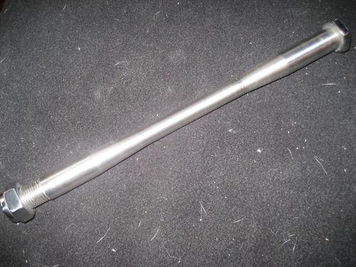 New stainless steel bmw earls fork axle w/nut all /2