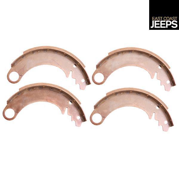 16726.01 omix-ada 9-inch brake shoe set, 41-53 willys models