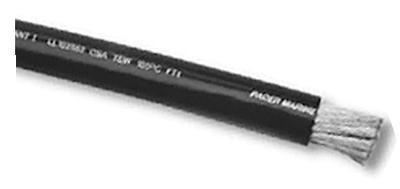 Pacer wire black 4 ga tinned battery cable 100'  wul4bk-c