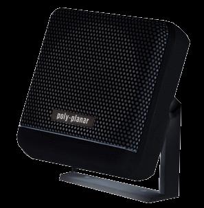 Brand new - polyplanar vhf extension speaker - 10w surface mount - (single) blac