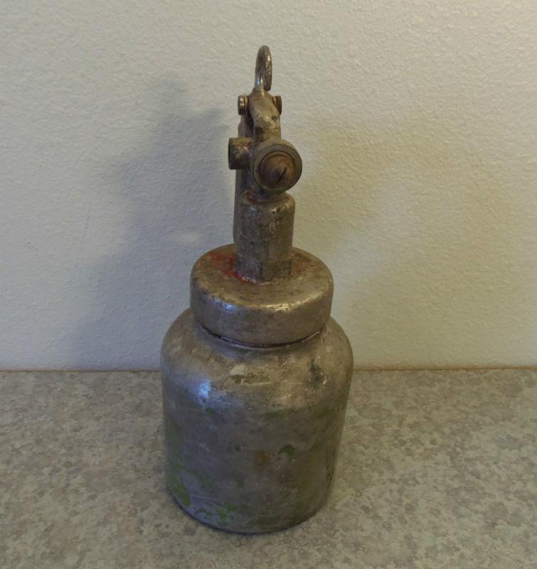 Vintage No Name Untested Auto Body Air Spray Gun Tool Cup/Can Tip Old Used , US $12.95, image 2