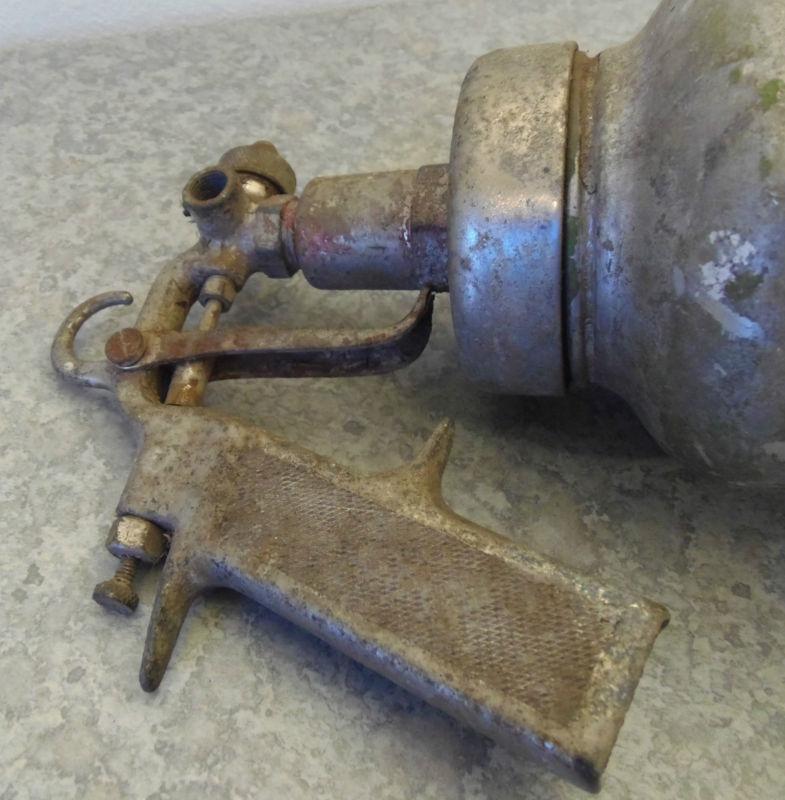 Vintage No Name Untested Auto Body Air Spray Gun Tool Cup/Can Tip Old Used , US $12.95, image 5