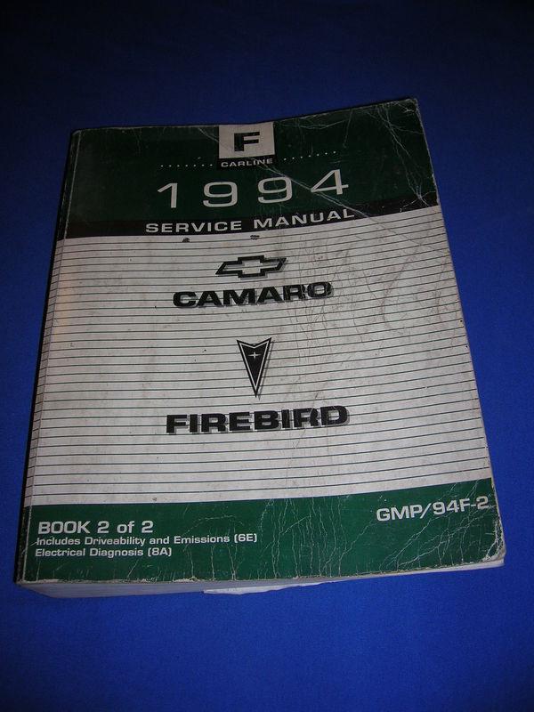 Buy 1994 LT1 Z28 Camaro Service Shop Repair Manual Book 2 in Fort