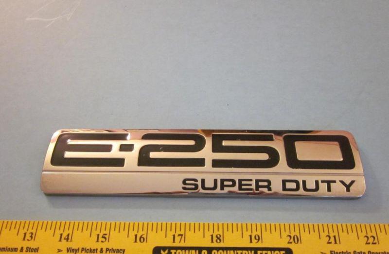 Ford e 250 super duty factory body emblem