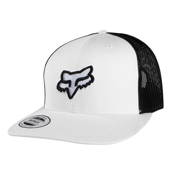 New fox racing mens devise trucker hat white/black 04192-008 os atv mx