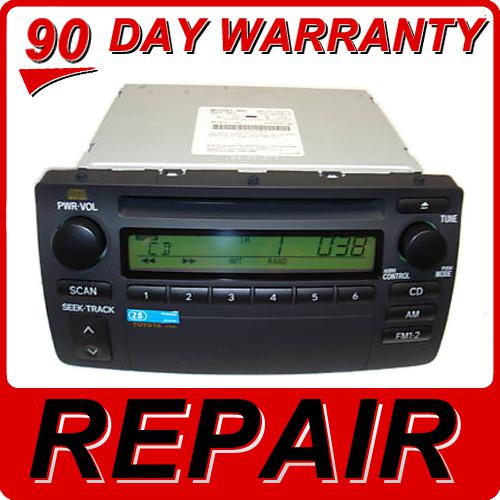 Buy REPAIR SERVICE ONLY Toyota Corolla AM FM JBL Radio Single CD Player