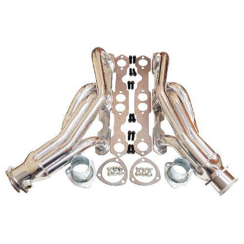 88-95 sbc chevy gmc 1500 2500 3500 truck chrome heavy duty headers set