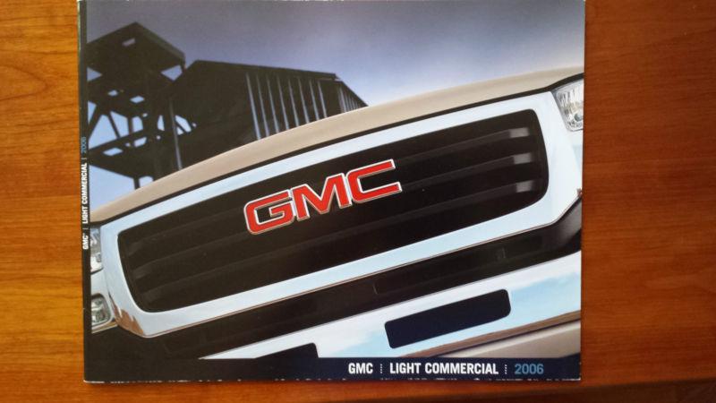 2006 gmc sales brochure light commercial