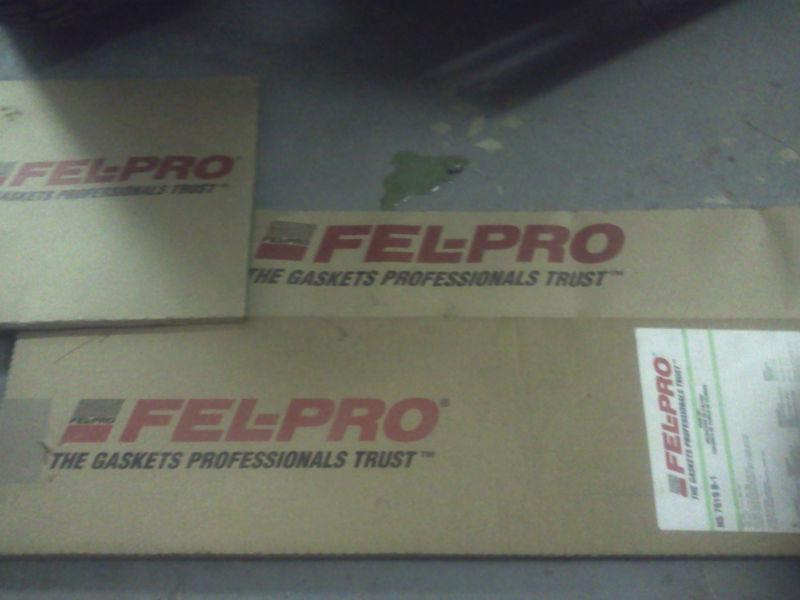 Complete fel-pro gasket set chevy 235 engine head, timing cover, oil pan sets