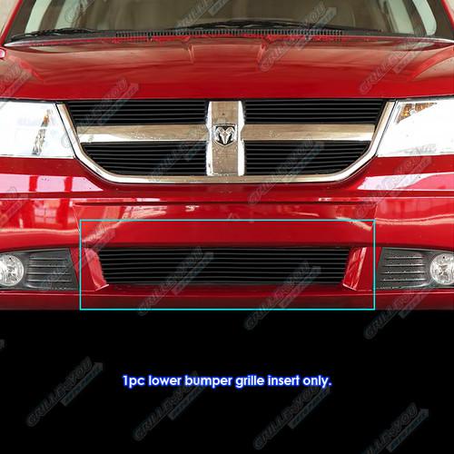 Fits 09-2010 dodge journey r/t & se/sxt bumper black billet grille grill insert