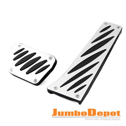 Fits bmw automatic gas brake foot cover pedal pad aluminum rubber plate warranty