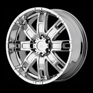 20" helo chrome 835 & sunny sn3980 285/50/20 tires escalade raider wheels rims