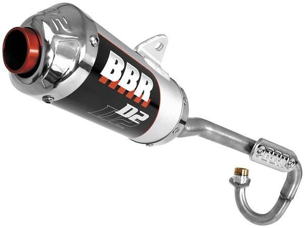 Bbr motorsports d2 exhaust system sil suzuki dr-z110 2002-2010