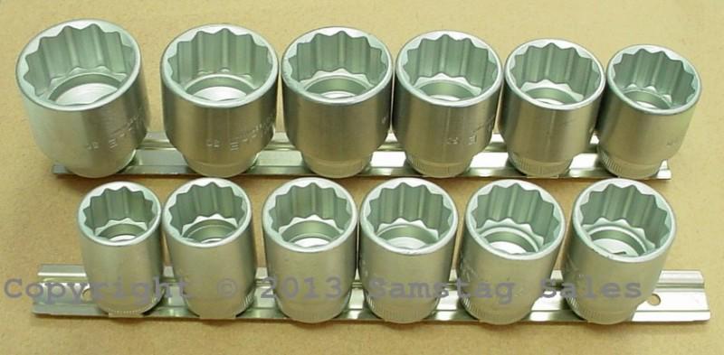 Stahlwille 1/2" drive metric socket set made in germany 