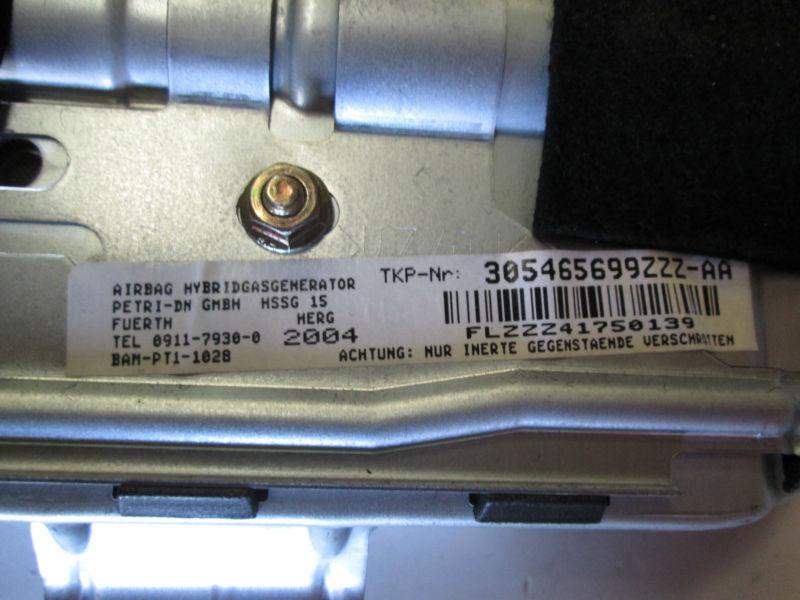 05 CHRYSLER CROSSFIRE DOOR AIR BAG FRONT LEFT DRIVER SIDE SRS OEM 1938600102, US $55.00, image 3