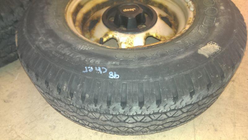 1998 Jeep Cherokee 4.0L Set of Tires & Rims 235x75x15 (been sitting awhile), US $229.00, image 4